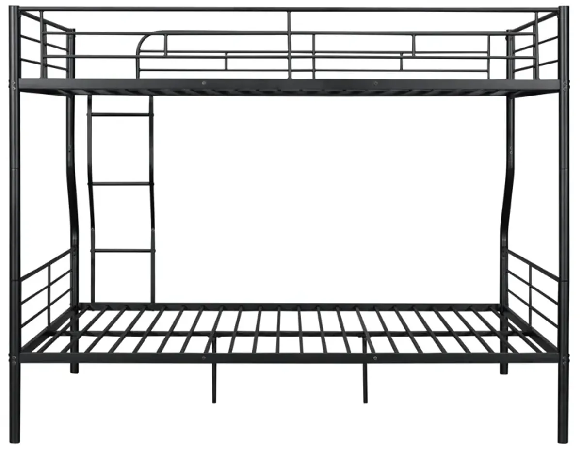 Full XL Over Queen Metal Bunk Bed