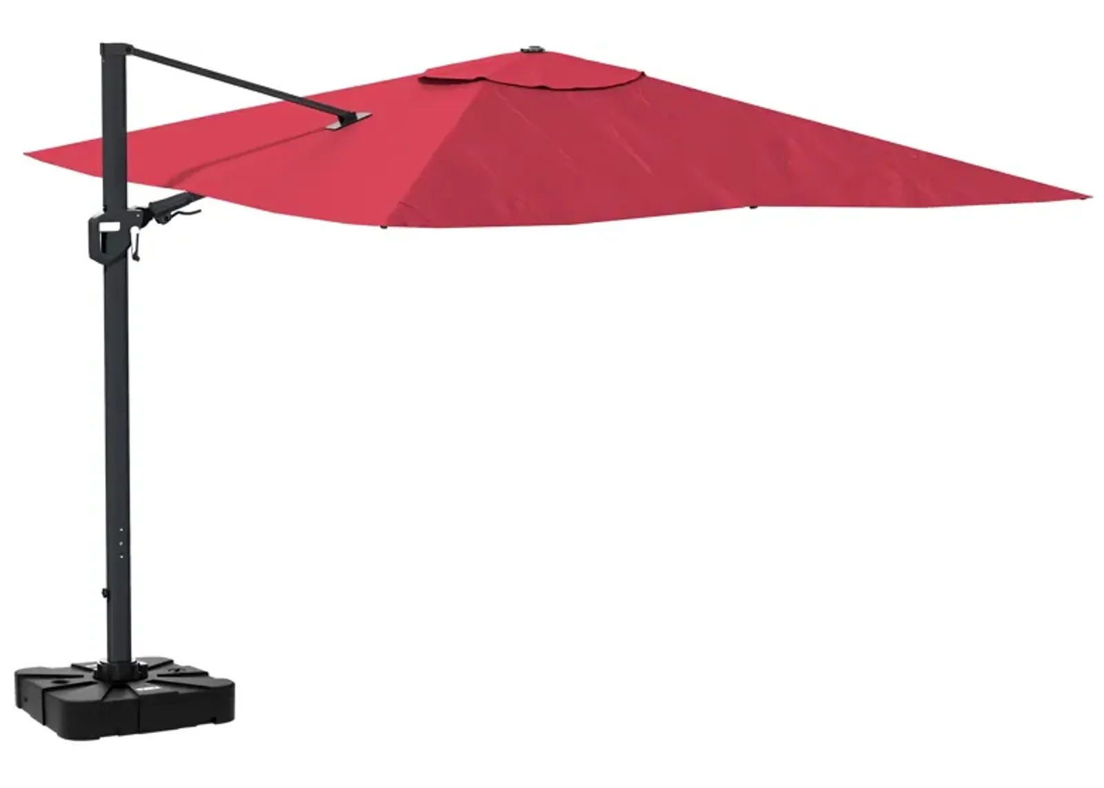 11FT Square Cantilever Patio Umbrella (with Base)