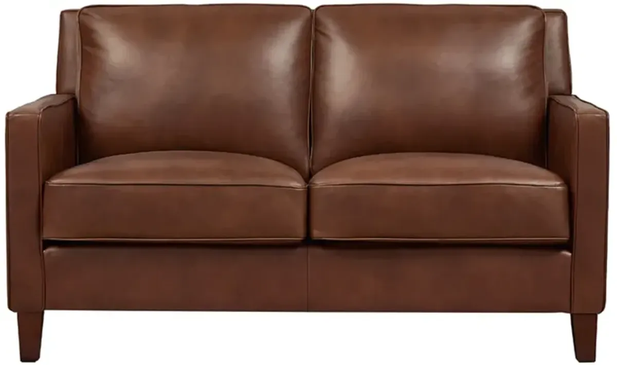 Ashby Top Grain Leather Loveseat