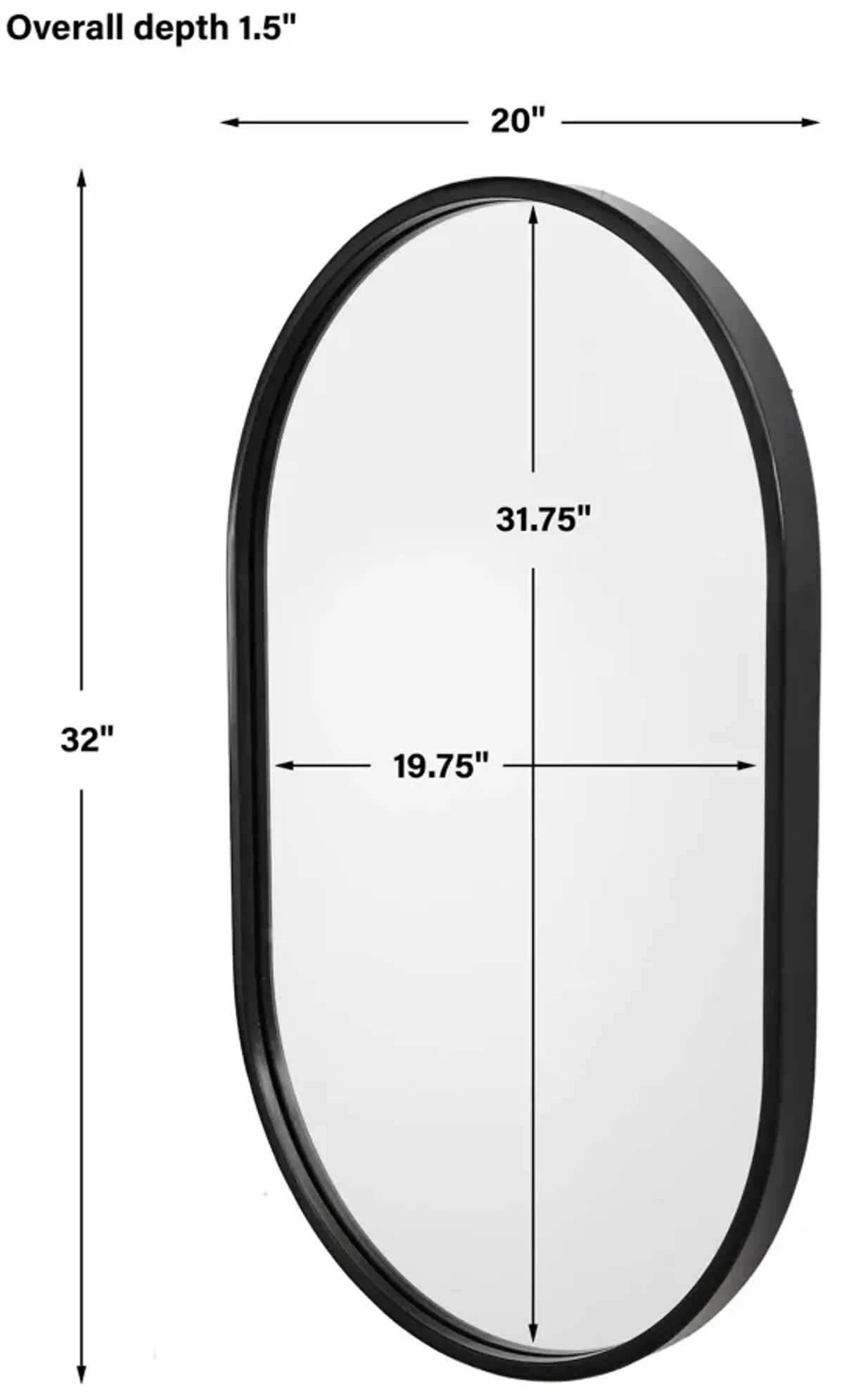 Varina Oval Mirror