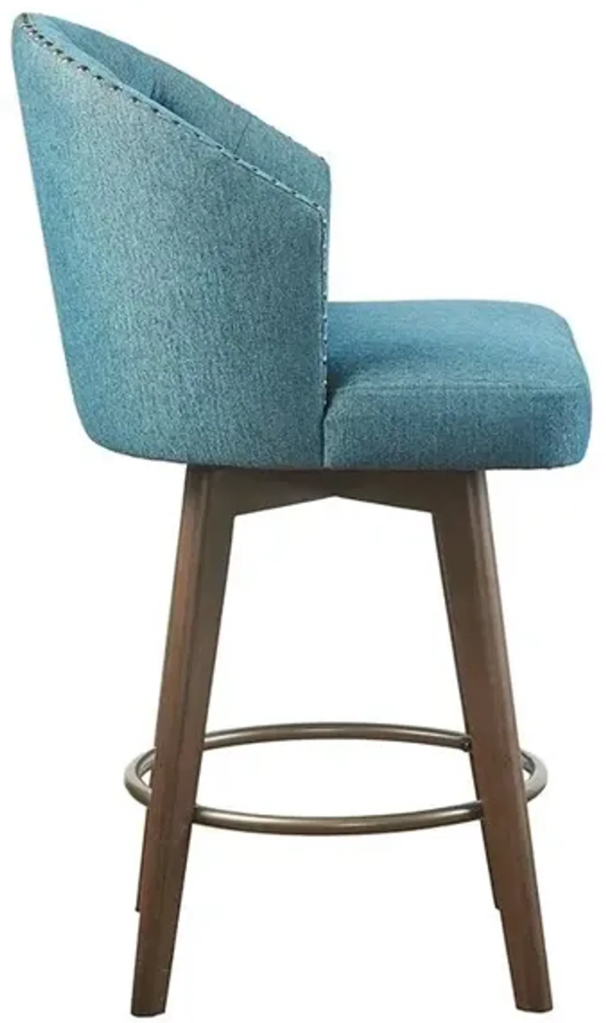 Belen Kox Upholstered 360 Degree Swivel Counter Stool, Belen Kox