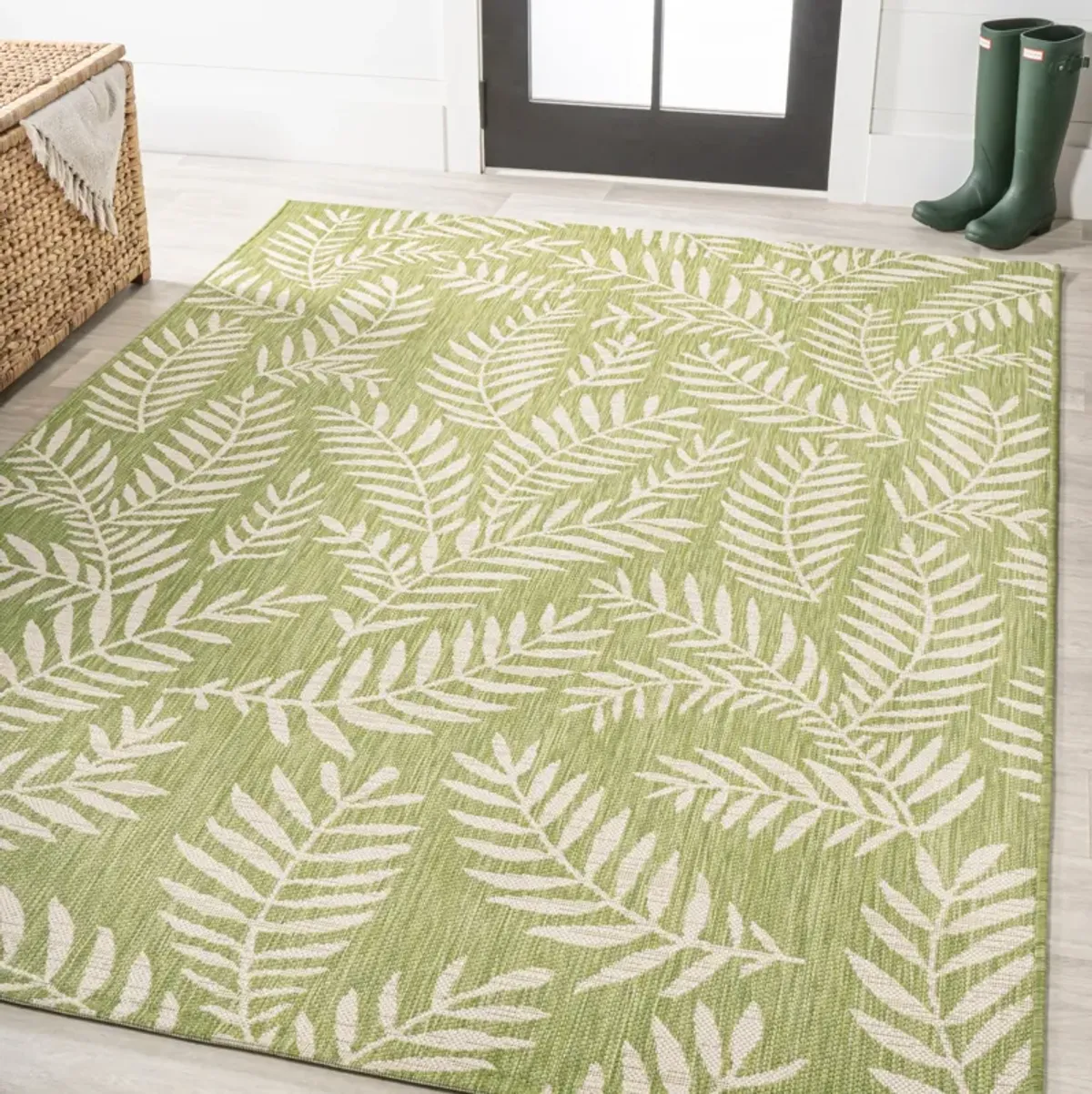 Nevis Palm Frond Indoor/Outdoor Area Rug