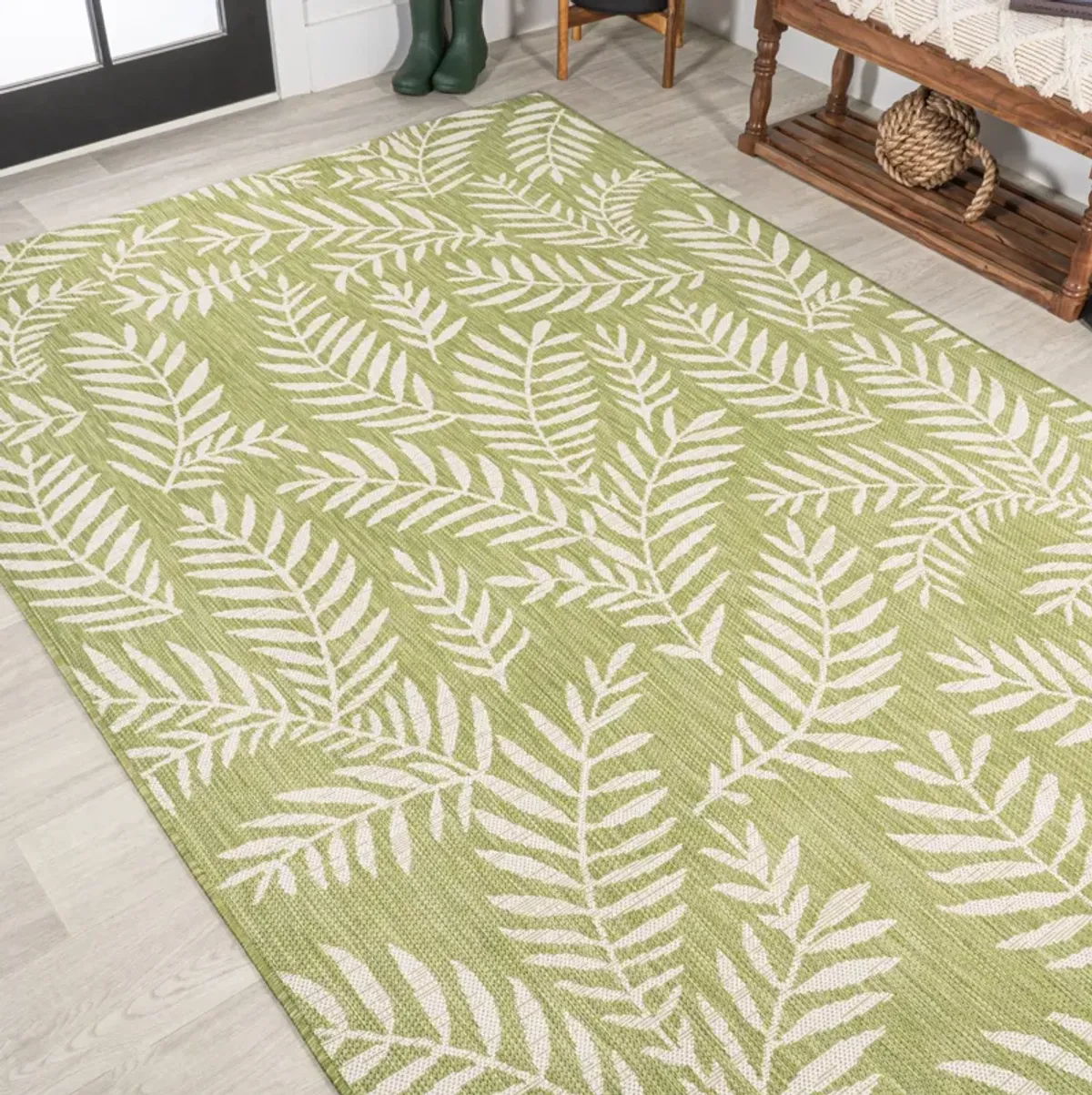 Nevis Palm Frond Indoor/Outdoor Area Rug