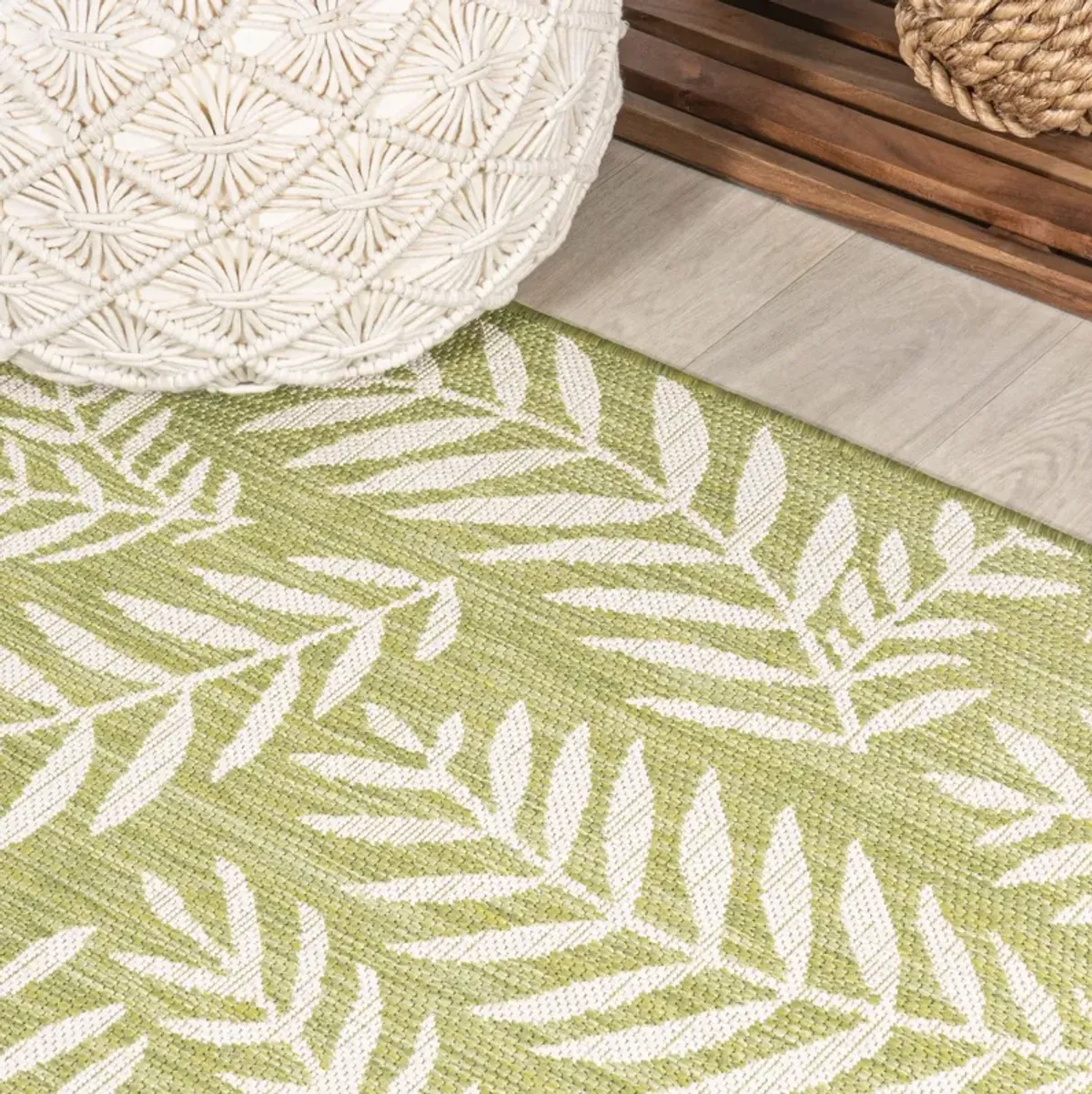 Nevis Palm Frond Indoor/Outdoor Area Rug