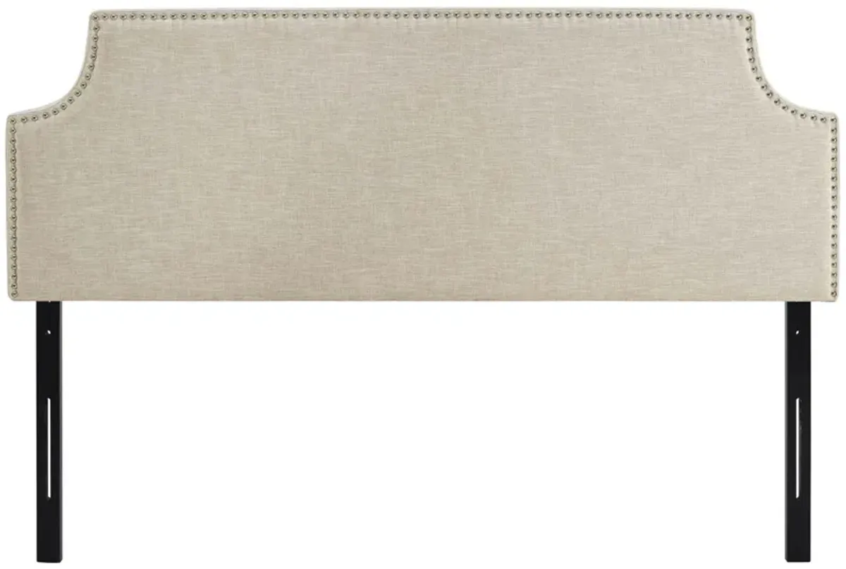 Modway - Laura Queen Upholstered Fabric Headboard Beige