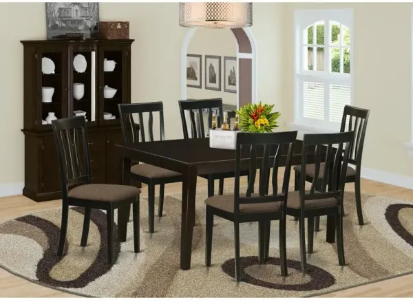 7 PC Dining room set for 6-Dining Table and 6 Dining Chairs