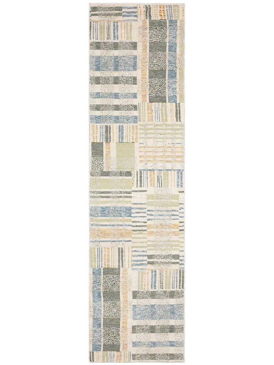 Atlas 2'3" x 8' Blue Rug