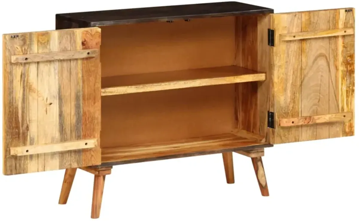 vidaXL Sideboard Solid Mango Wood 33.5"x11.8"x29.5"