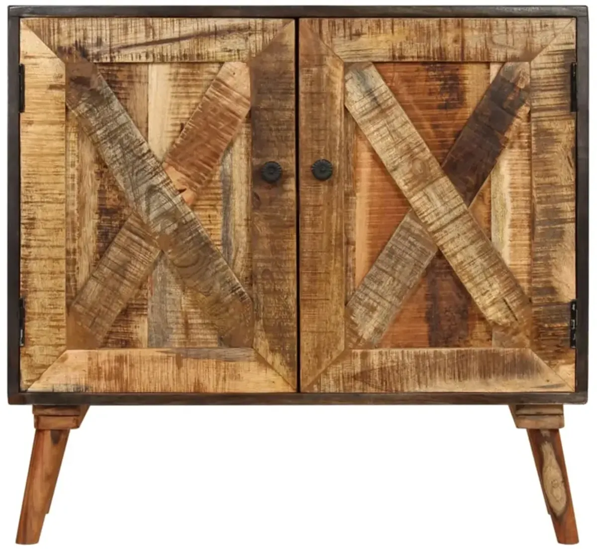 vidaXL Sideboard Solid Mango Wood 33.5"x11.8"x29.5"