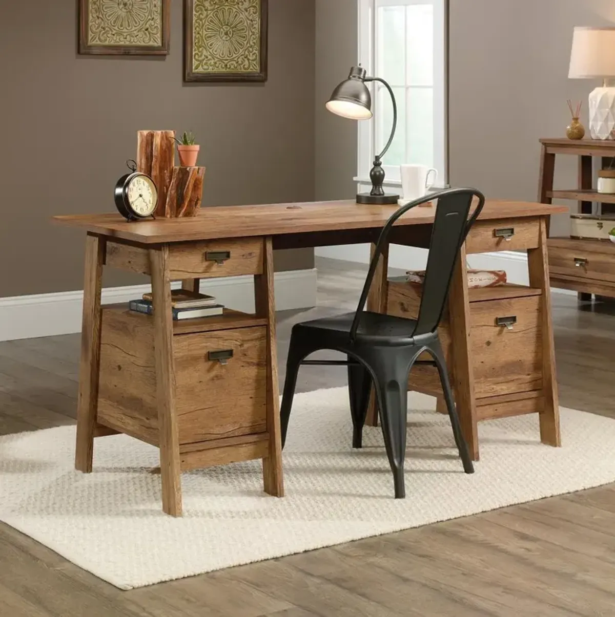 Sauder Trestle Executive Trestle Desk