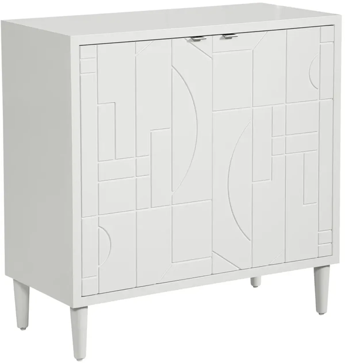 Stockholm White 2 Door Cabinet