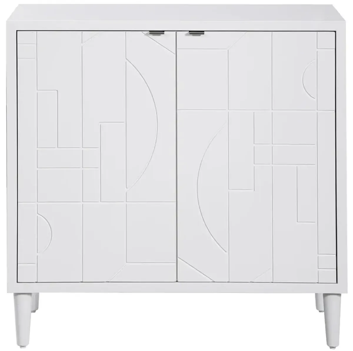 Stockholm White 2 Door Cabinet