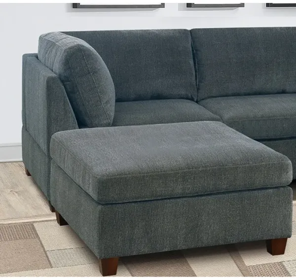 Streamdale 7-Piece Modern Chenille Sectional