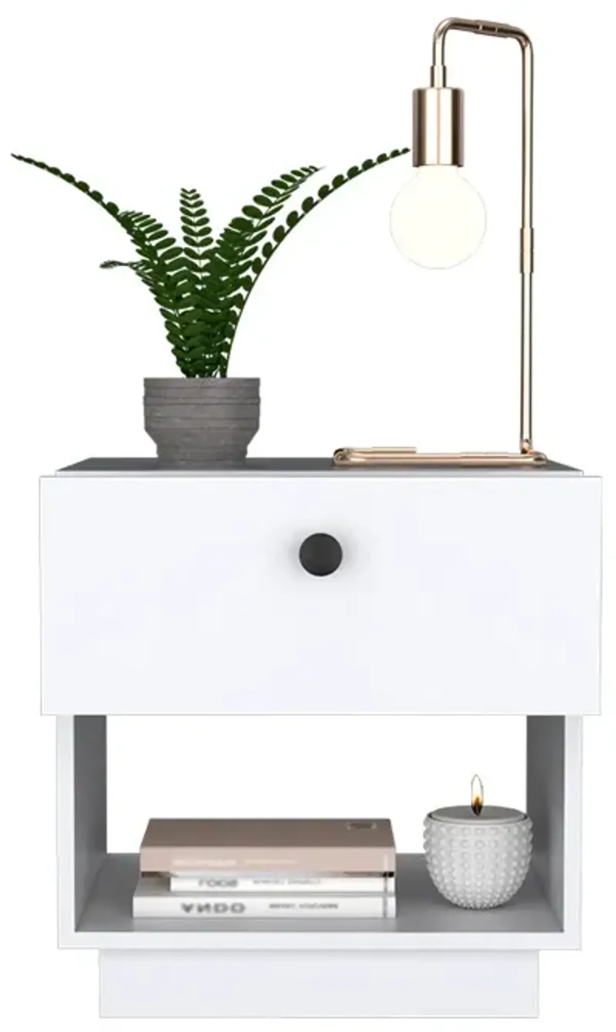 Nightstand Viliigili , Bedroom, White