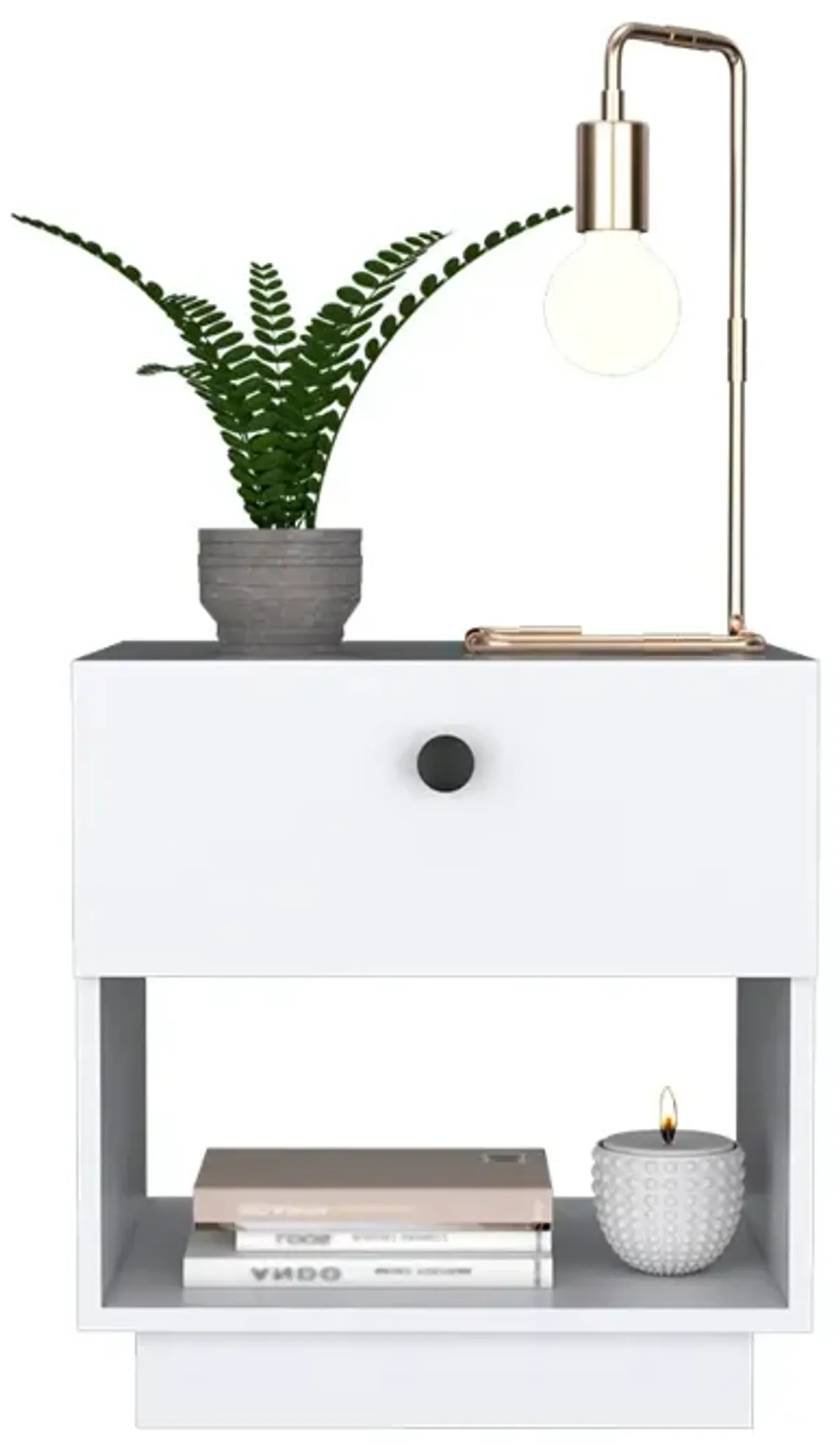 Nightstand Viliigili , Bedroom, White