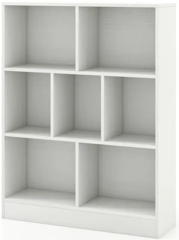 7-Section Freestanding Bookshelf for Kids Room Classroom Daycare Nursery