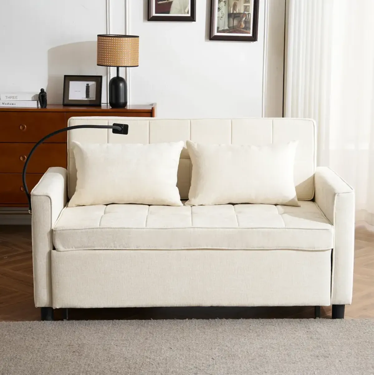 Merax Pull-out Loveseat Sleeper Sofa Bed