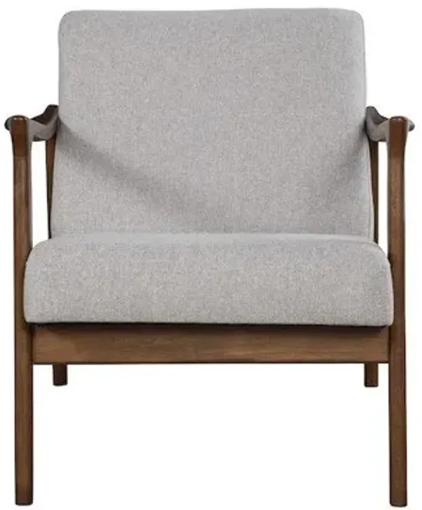 Zephyr Lounge Chair, Light Grey