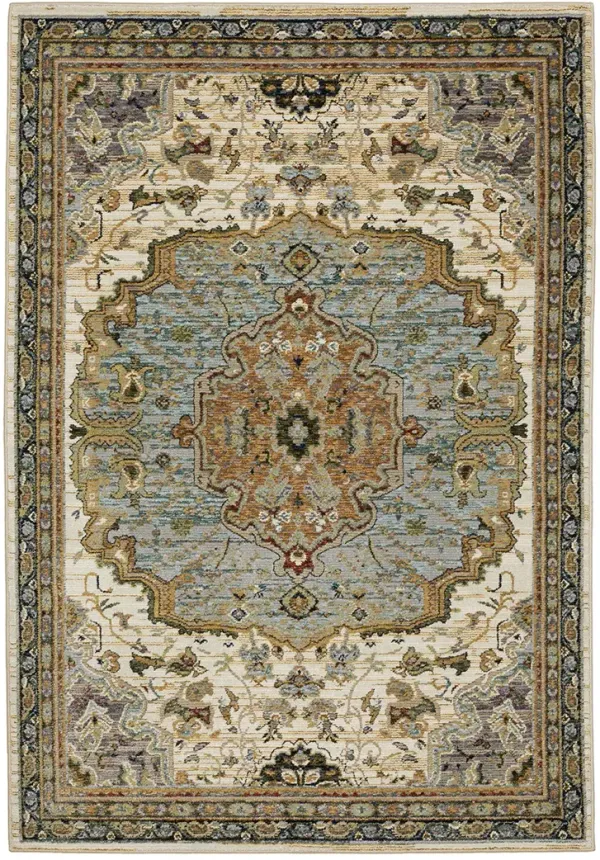Andorra 7'10" x 10'10" Ivory Rug