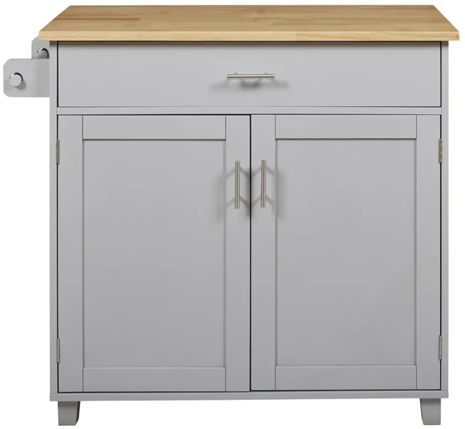 Merax Rolling Kitchen Island with Storage Kitchen Cart