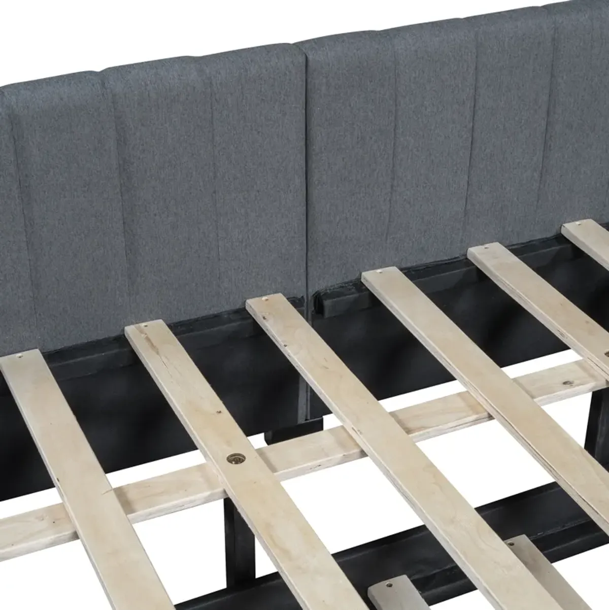 Merax Upholstered Daybed Bed Frame with Trundle