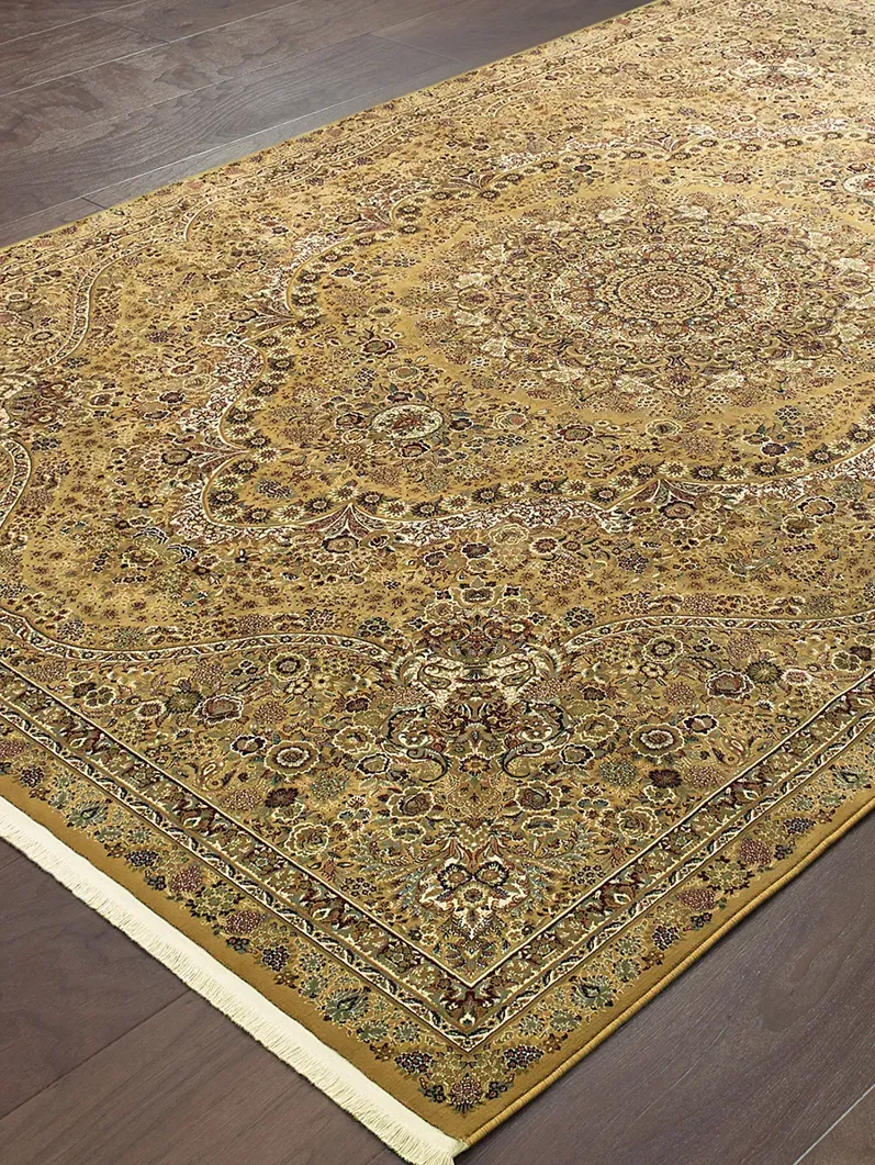 Masterpiece 5'3" x 7'6" Gold Rug