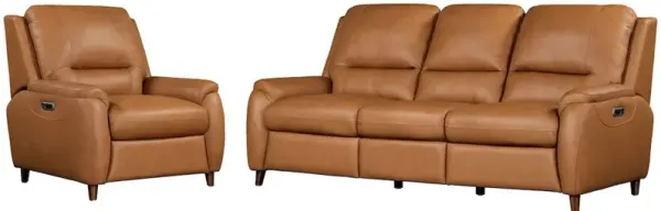 Parker Living Austin - Caramel Cream Power Reclining Sofa and Recliner