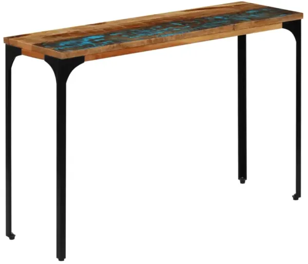 vidaXL Console Table 47.2"x13.8"x29.2" Solid Reclaimed Wood