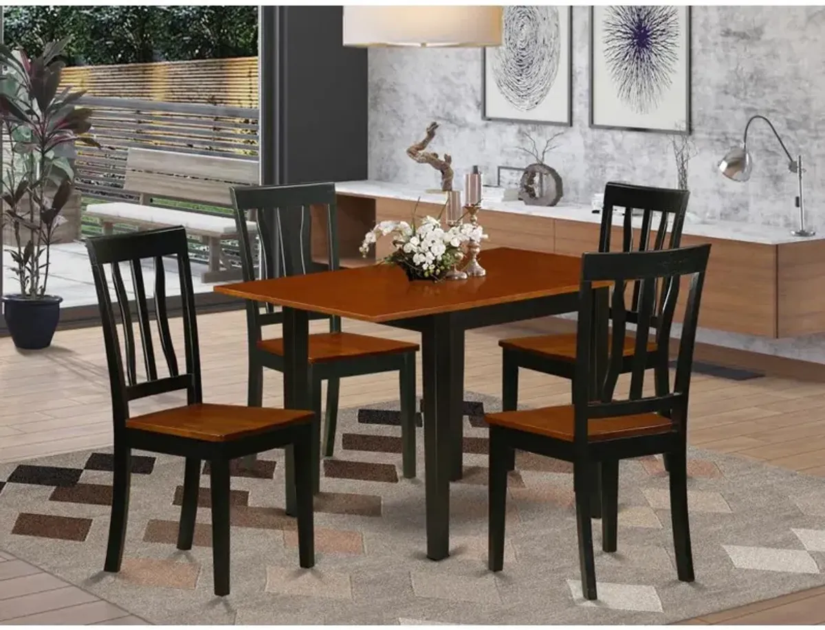 Dining Room Set Black & Cherry