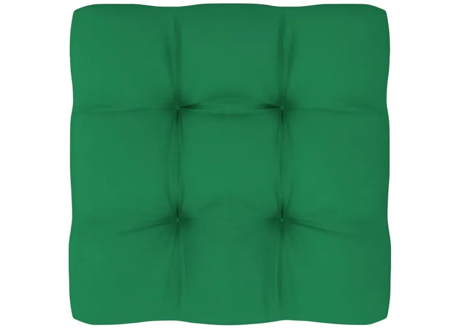 vidaXL Pallet Sofa Cushion Green 23.6"x23.6"x4.7"