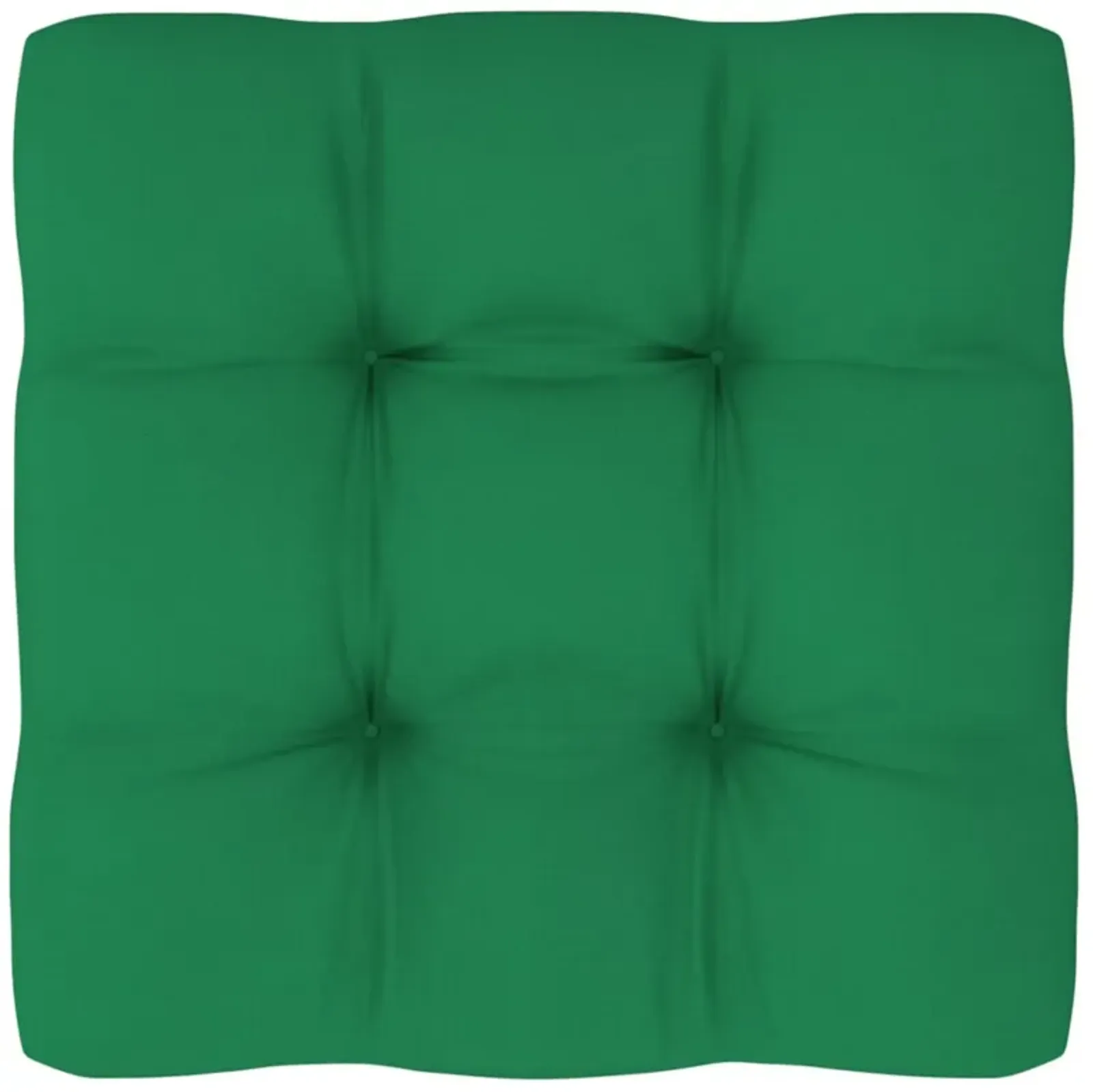 vidaXL Pallet Sofa Cushion Green 23.6"x23.6"x4.7"