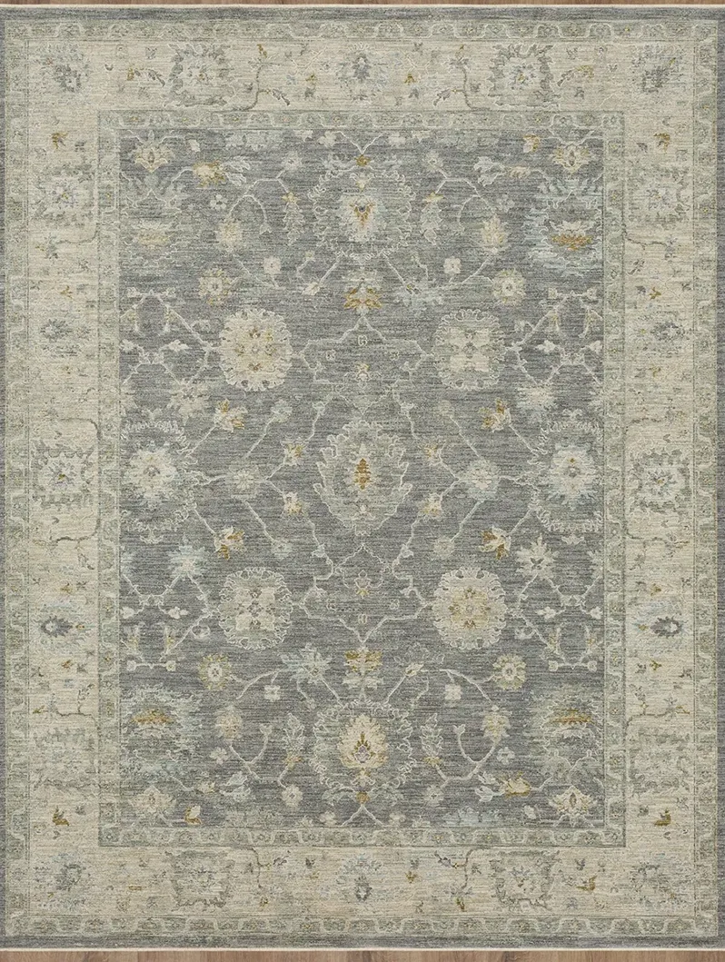 Adalia Kahta Dark gray 2' 7" X 7' 3" Rug