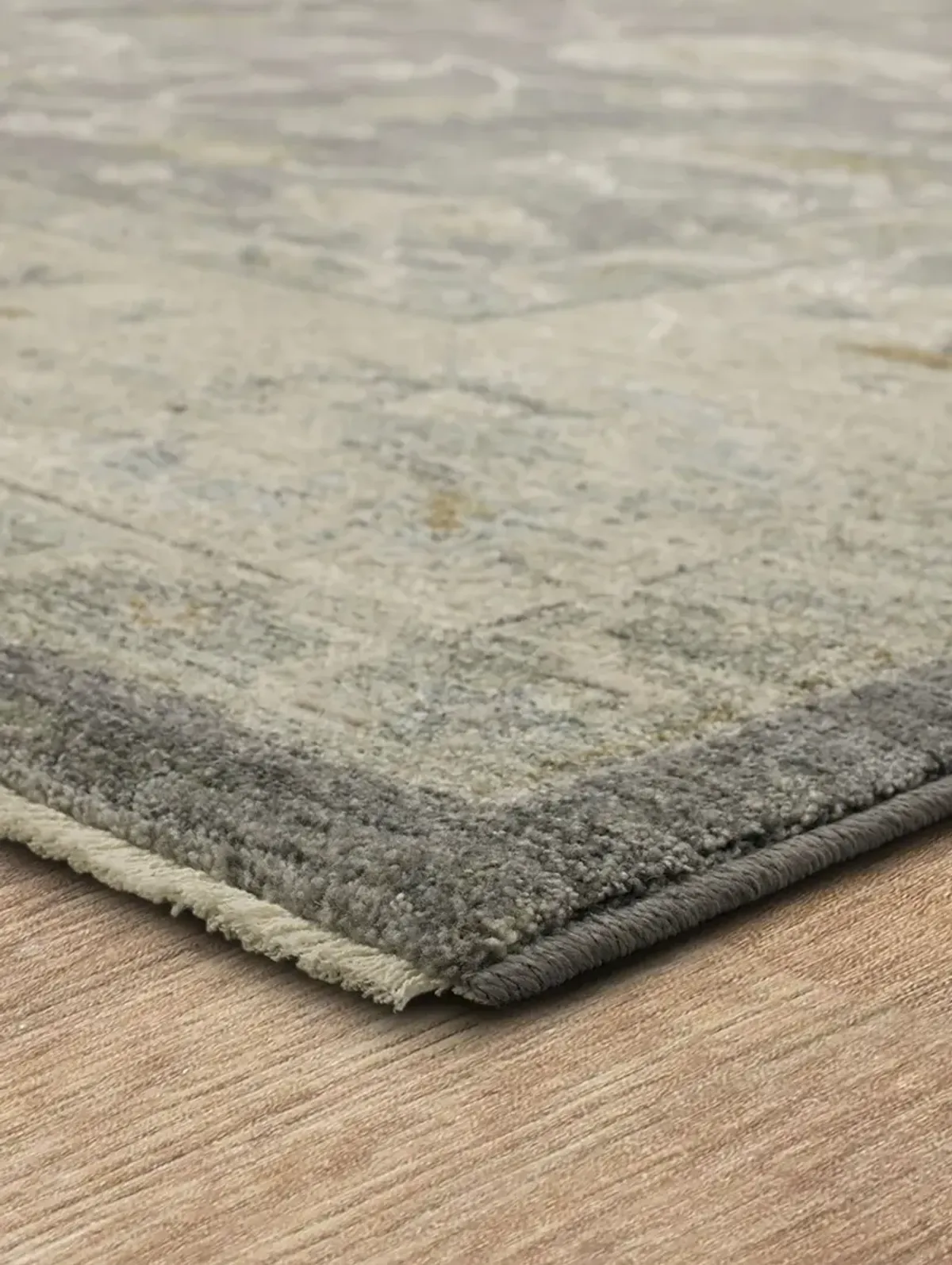 Adalia Kahta Dark gray 2' 7" X 7' 3" Rug