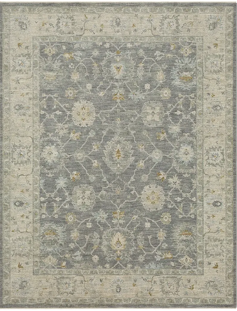 Adalia Kahta Dark gray 2' 7" X 7' 3" Rug