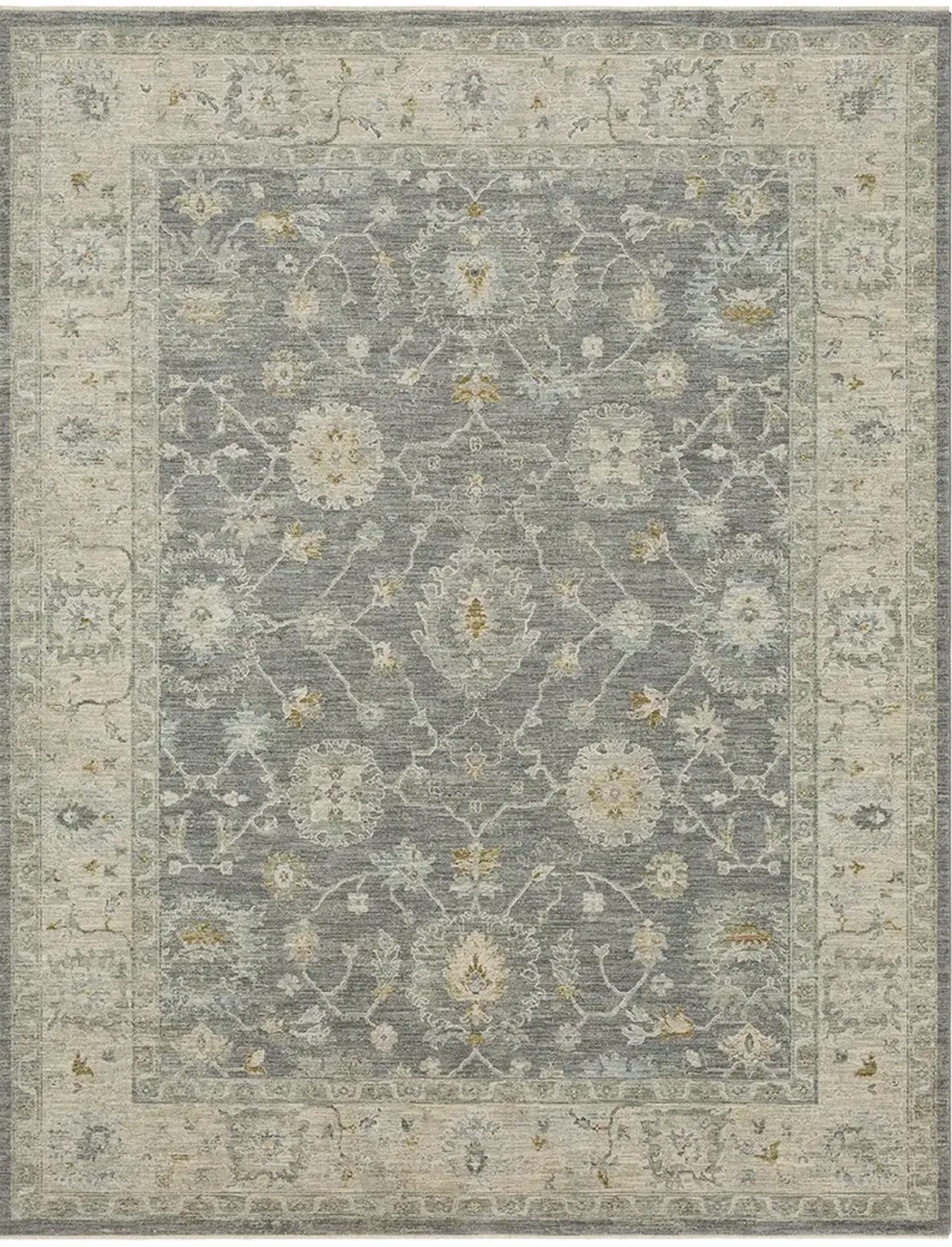 Adalia Kahta Dark gray 2' 7" X 7' 3" Rug