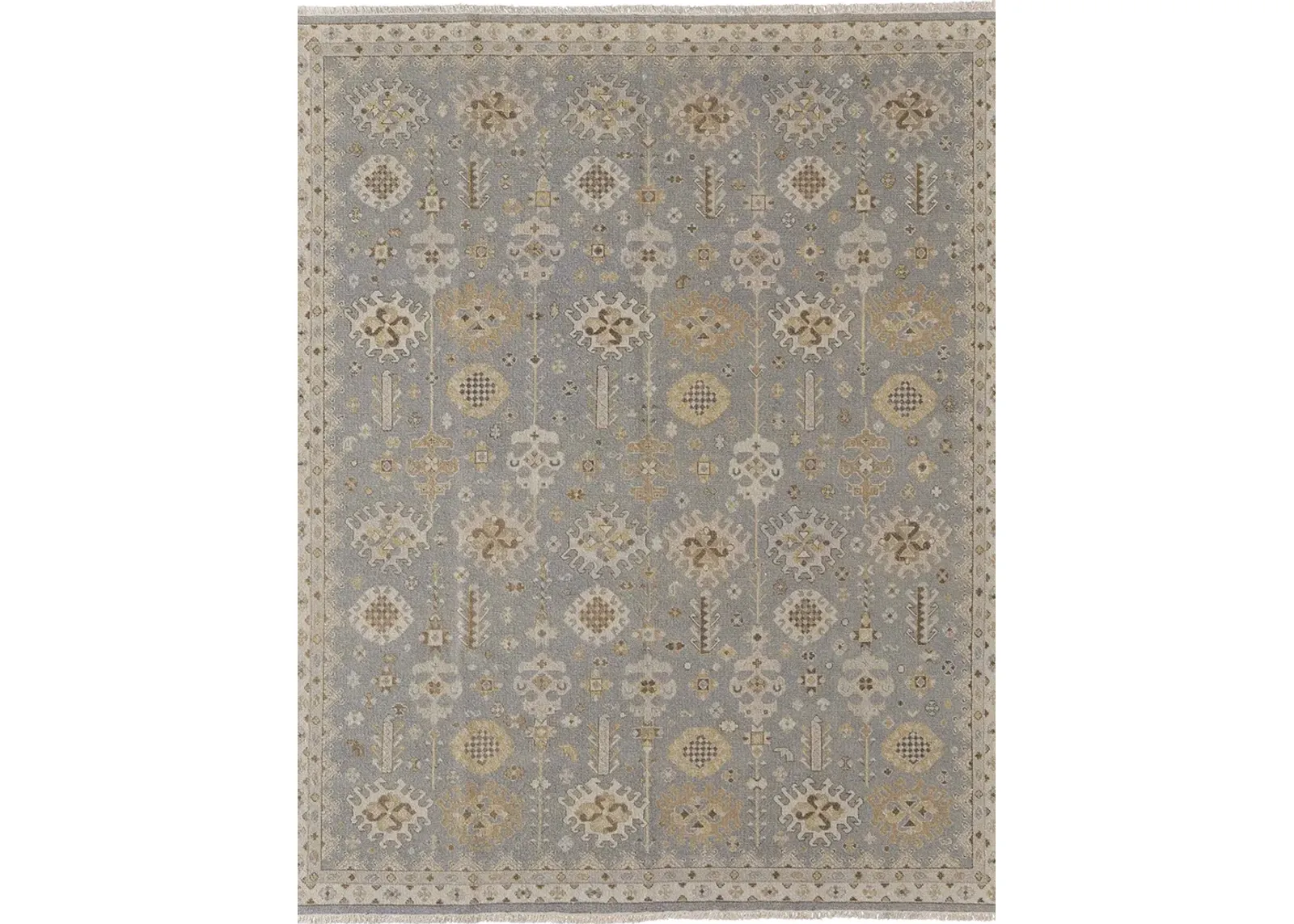 Corbitt 0610F 5'6" x 8'6" Blue/Gray/Ivory Rug