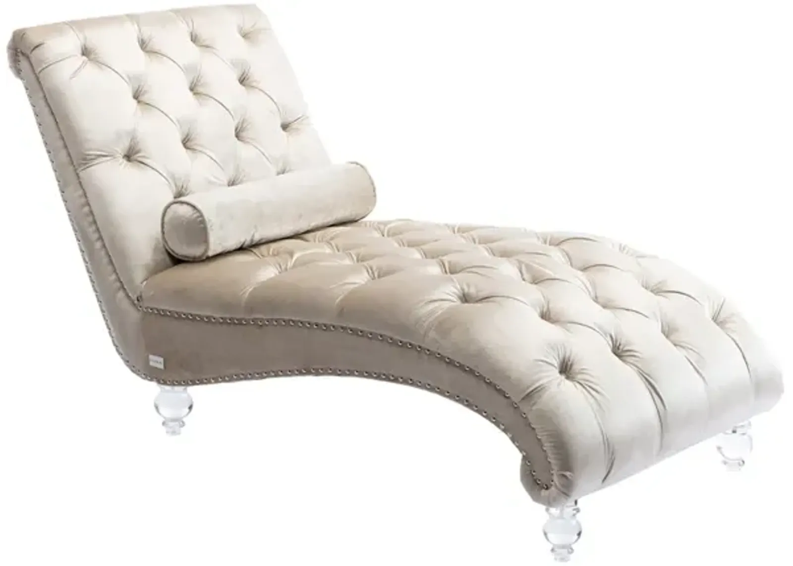 Leisure Concubine Sofa With Acrylic Feet