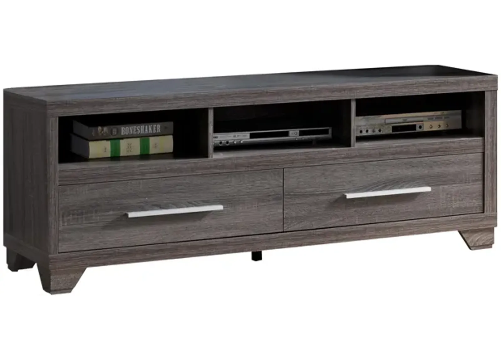 TV Stand Distressed Grey