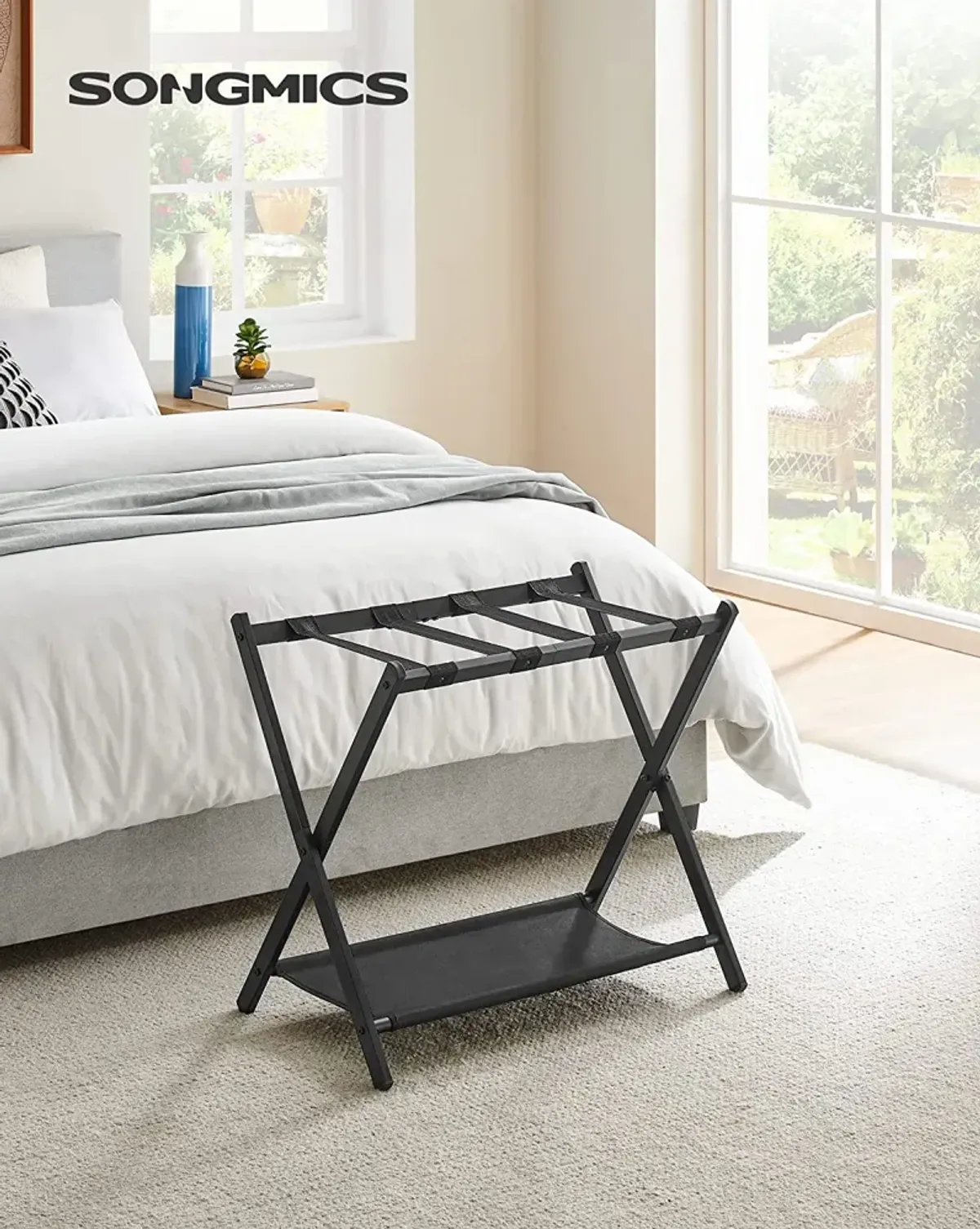 Luggage Rack for Guest Room - Stylish and Practical Suitcase Stand for Convenient Use