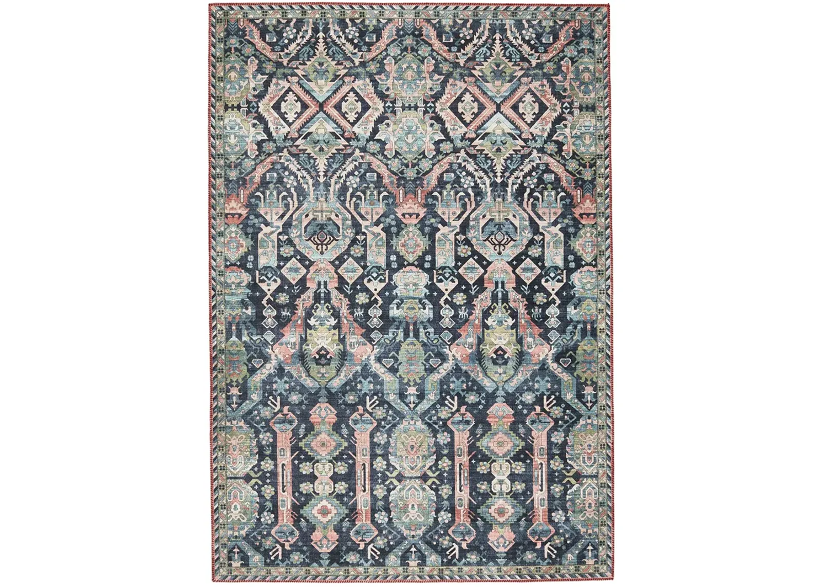 Keyara By Nikki Chu Teleza Blue 2'6" x 8' Runner Rug