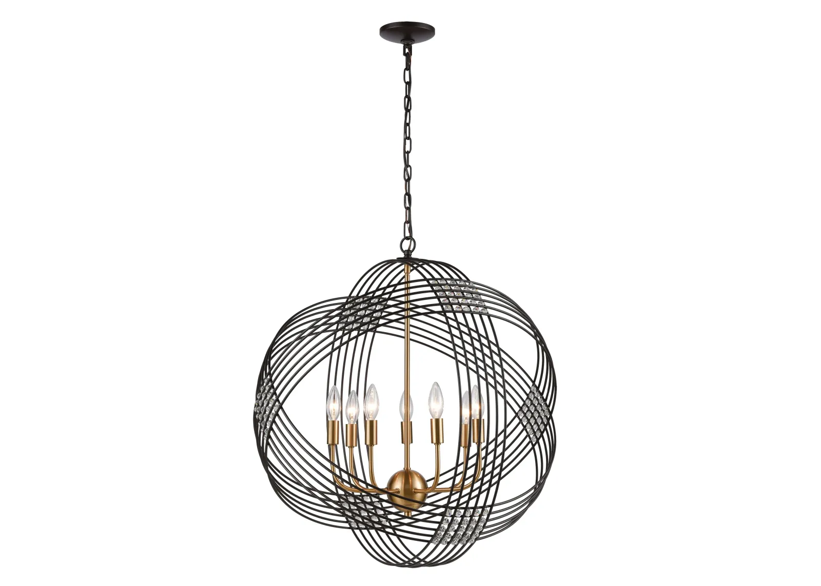 Concentric 26'' Wide 7-Light Chandelier