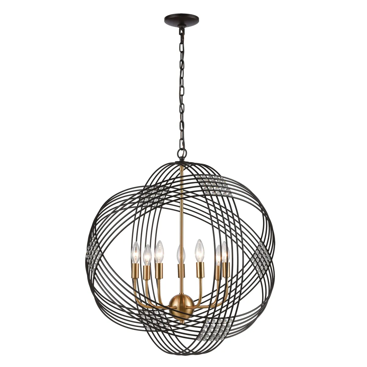 Concentric 26'' Wide 7-Light Chandelier