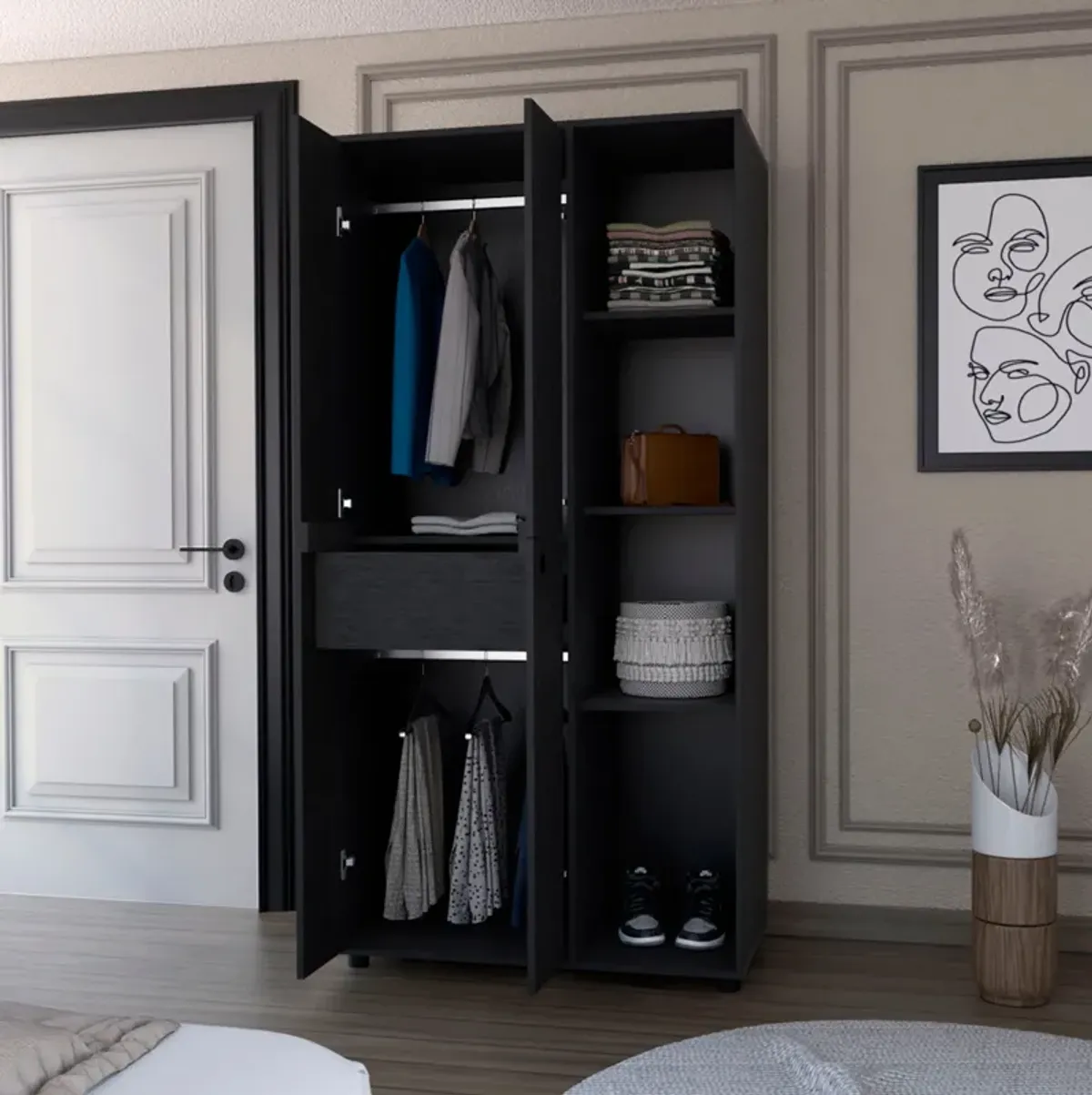 Bethel Armoire Closet