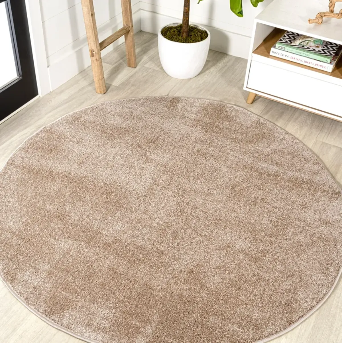 Haze Solid Low Pile Area Rug