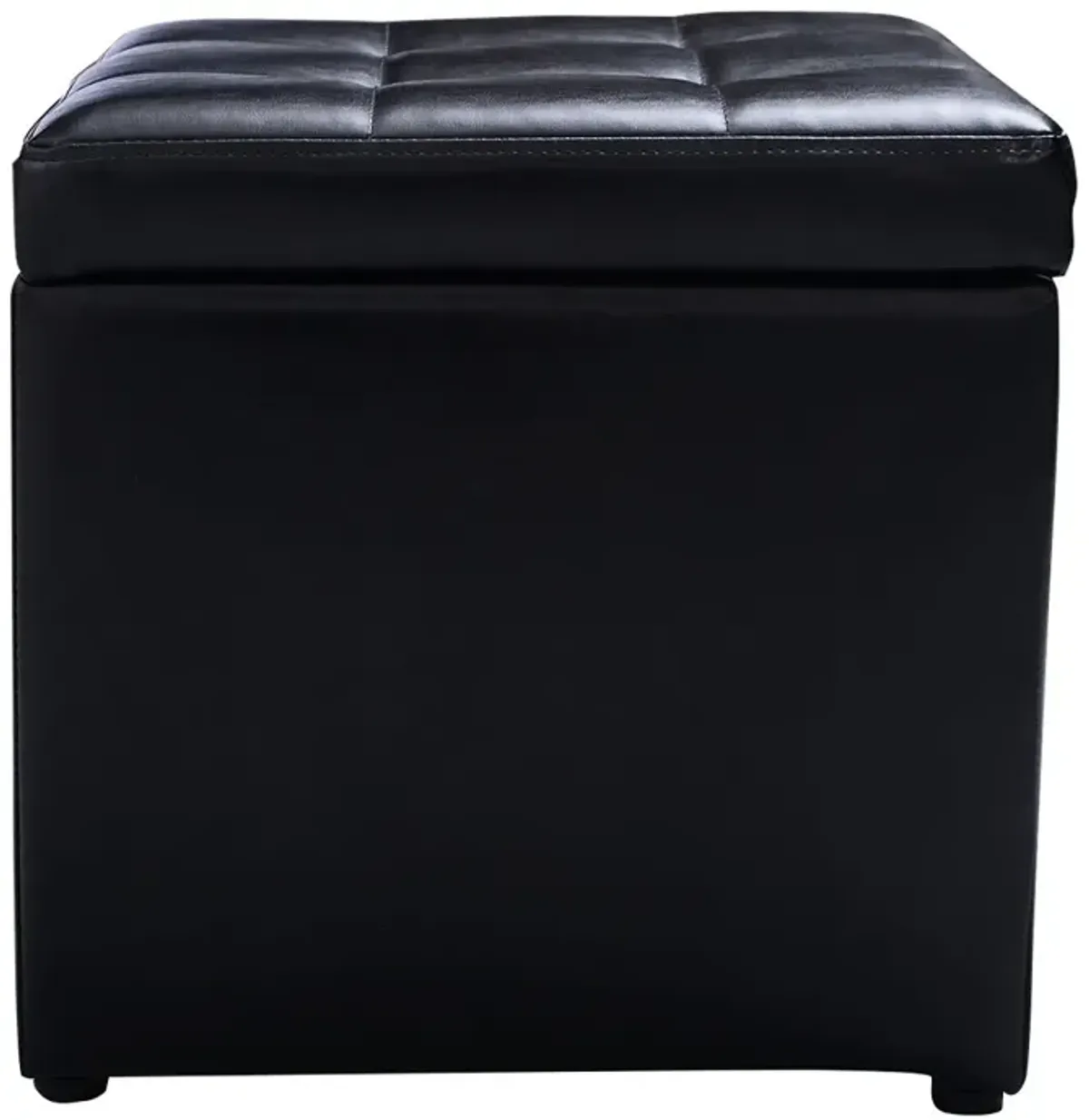 Foldable Cube Ottoman Pouffe Storage Seat