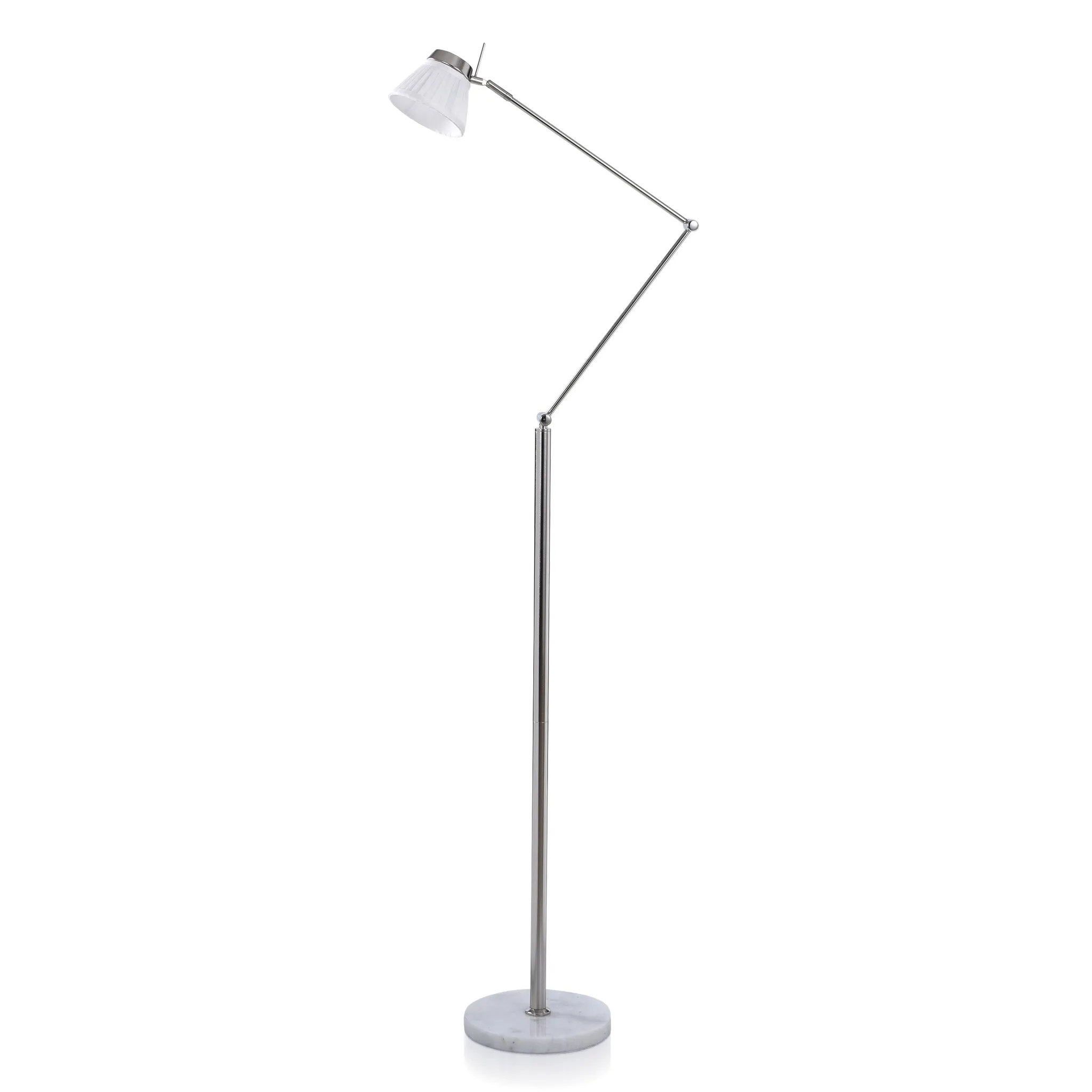 Nickle Metal Floor Lamp