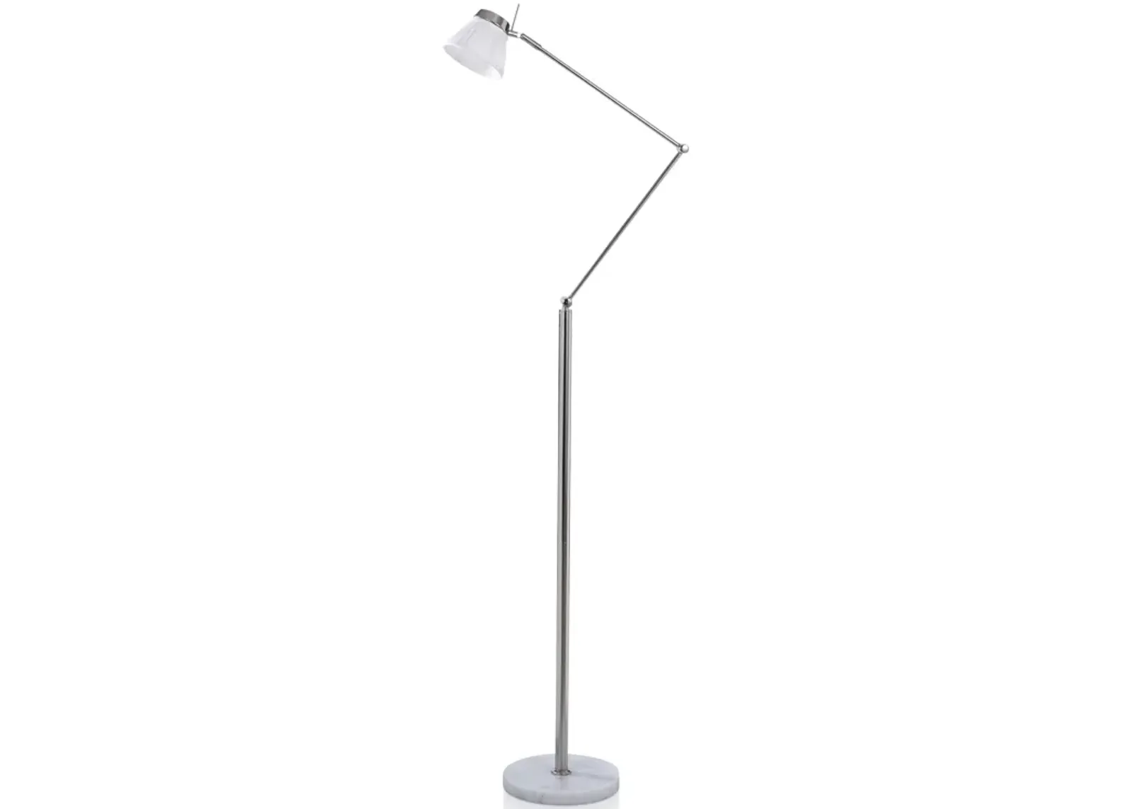 Nickle Metal Floor Lamp