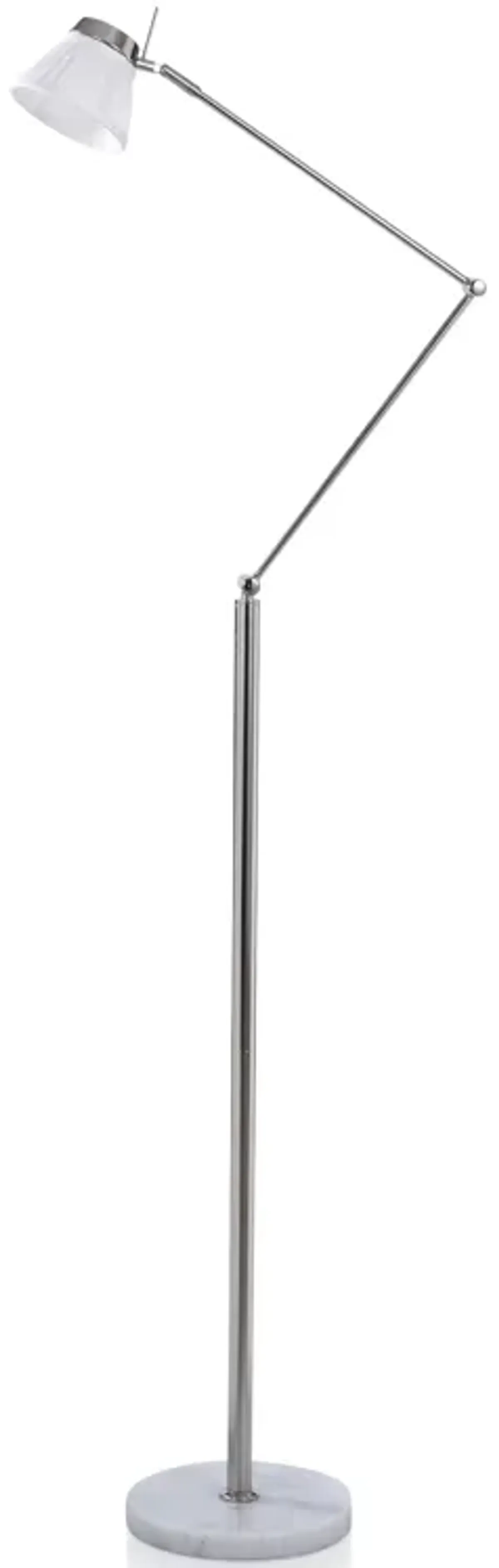 Nickle Metal Floor Lamp