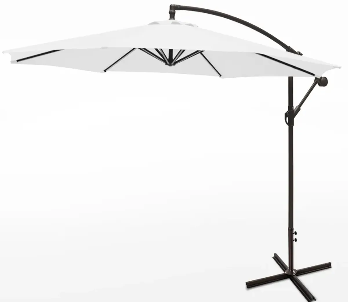 WestinTrends Westintrends 10 ft. Outdoor / Patio Cantilever Hanging Umbrella