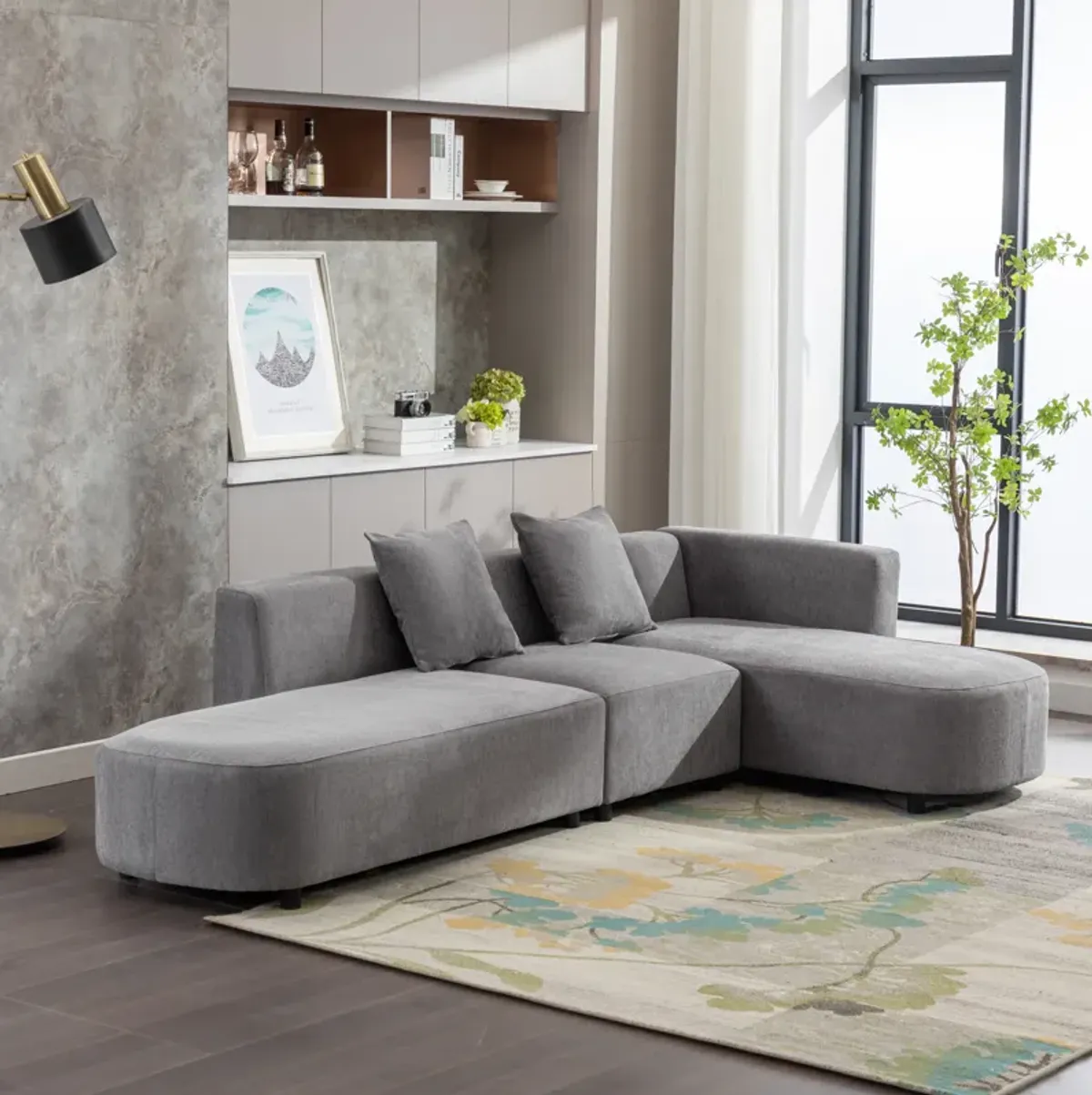 Luxury Modern Style Living Room Upholstery Sofa